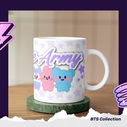 BTS, Borahae Army - BT21, Ceramic Mug.