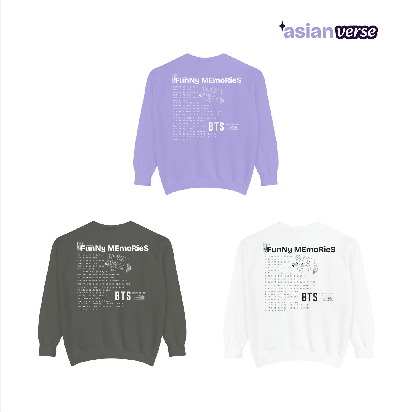 JIMIN BTS Sweatshirt